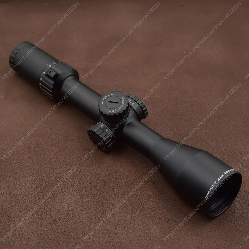 Пирамида PTF 3-18x50 винтовочный прицел Mil Dot First Foucs трубка Водонепроницаемая 1 25