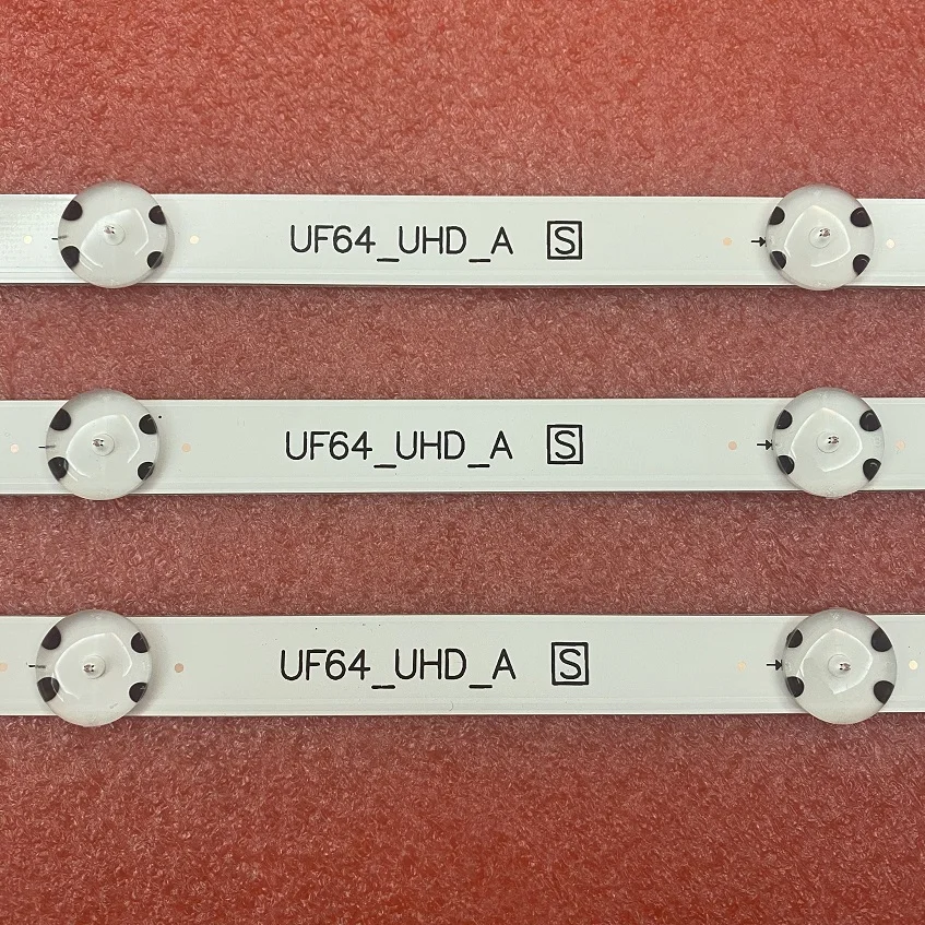 3 шт. светодиодный подсветка полосы для LG UF64_UHD_A 43UH620V 43UH603V 43UH610V 43UF6407 43UF6409 43UH6030 43UH619V