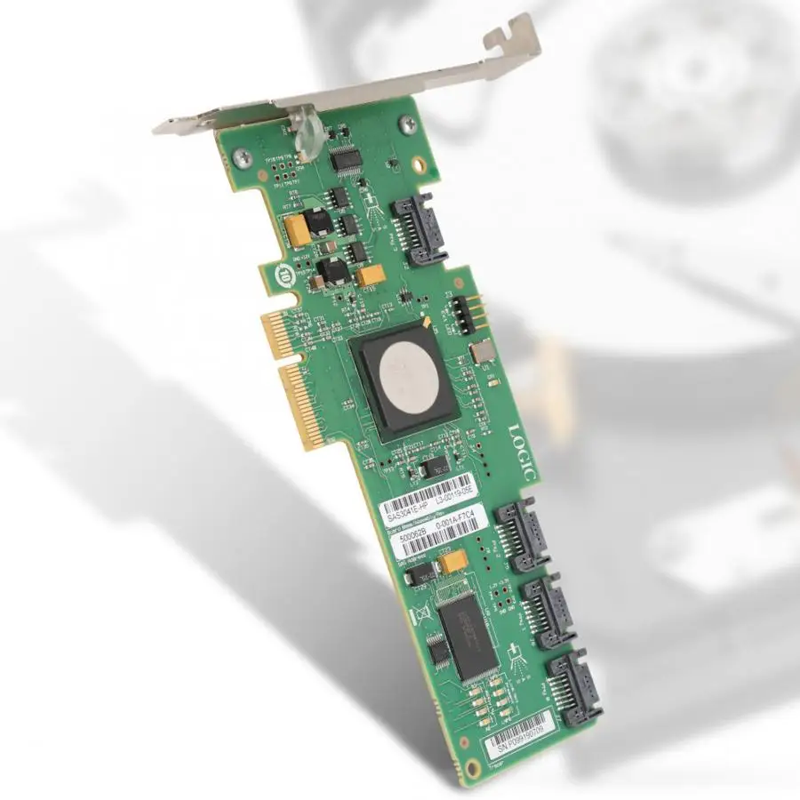 Для LSI SAS3041E B3 Chip 3 ГБ/сек. 4 port For SAS/RAID Controller 433906 001 for SAS Array Card|Платы расширения| |