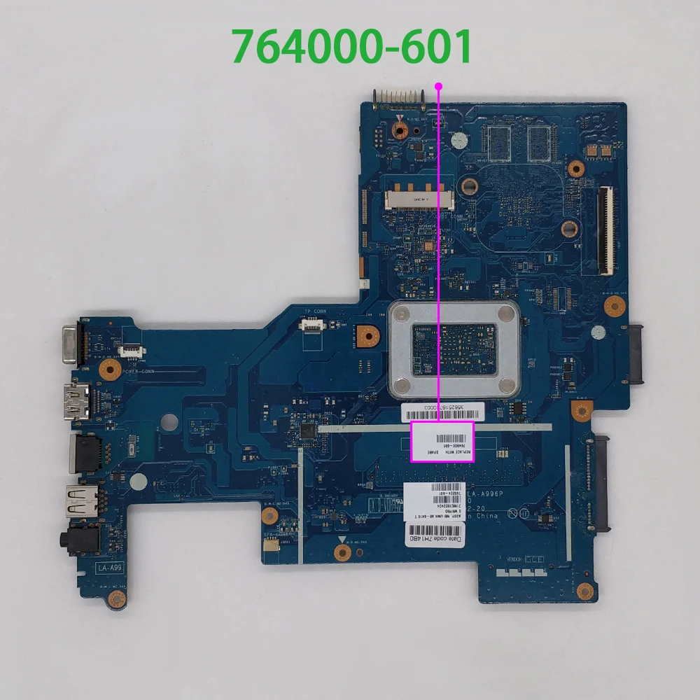 Материнская плата 764000-601 764000-501 764000-001 UMA w A8-6410 CPU ZSO51 LA-A996P для HP 255 G3 ноутбуков ПК