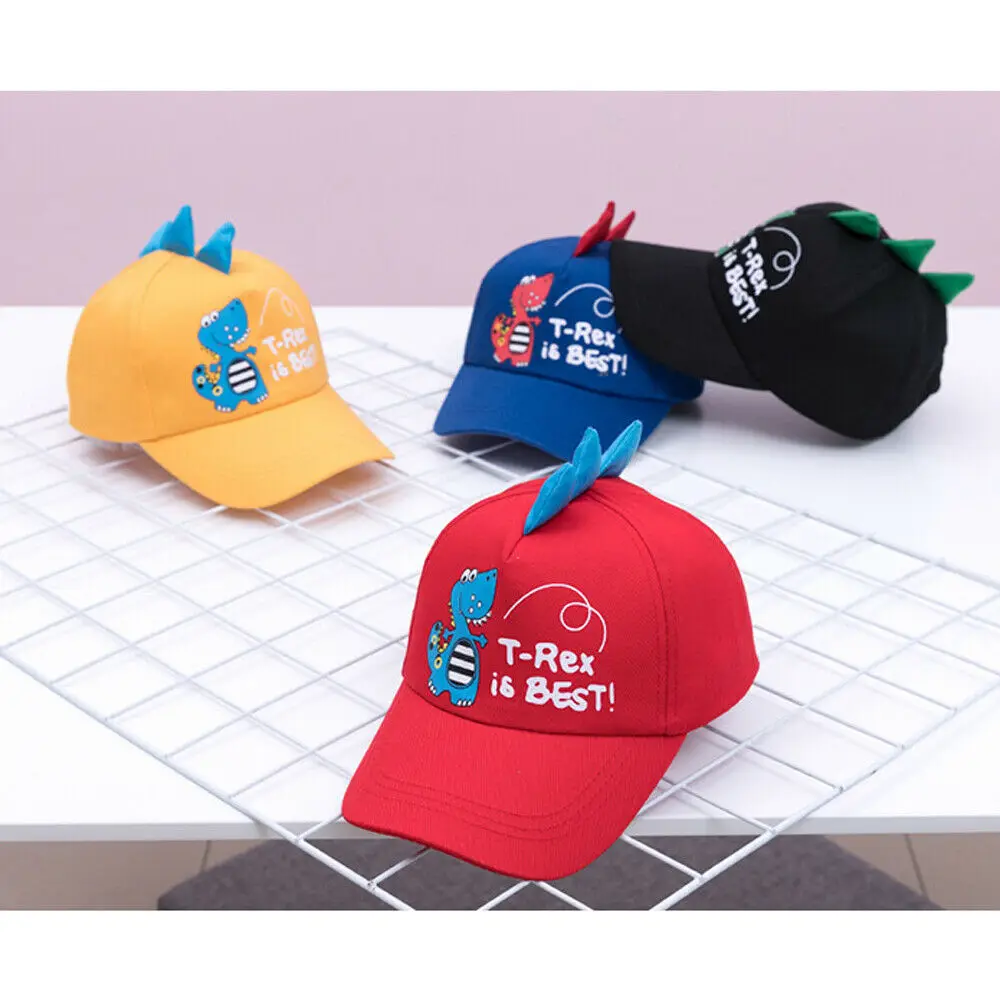 Hirigin летняя детская бейсболка с динозавром регулируемая модная Солнцезащитная