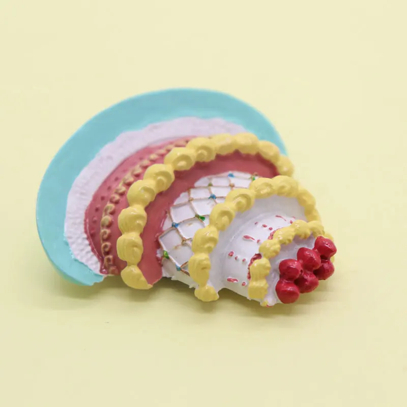 Магнит на холодильник милые торты модель мороженого еда детское украшение для