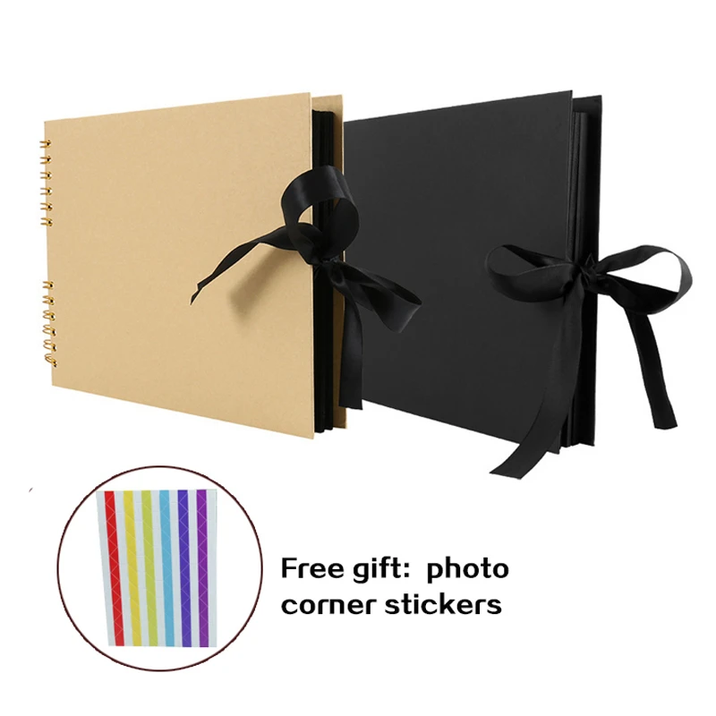 

DIY Фотоальбомы для любителей скрапбукинга альбом бумага Скрапбукинг Фотоальбом свадебный подарок на день рождения фотографии для парня