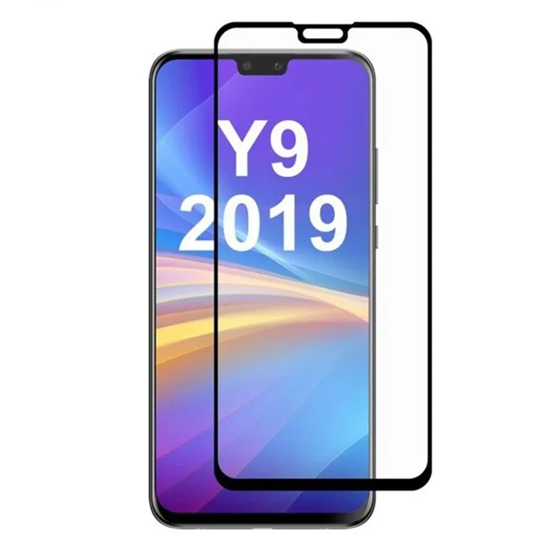 Защитное стекло закаленное 9D для Huawei Y9 2019 | Мобильные телефоны и аксессуары