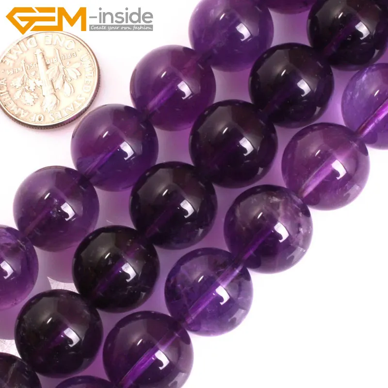 AAA класса натуральный круглый гладкий светильник пурпурные аметисты каменные