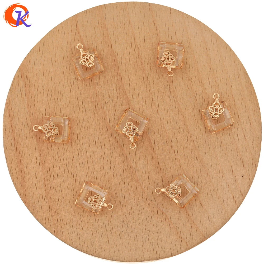 

Cordial Design 50Pcs 10*14MM Jewelry Accessories/Crystal Charms/Geometry Shape/Hand Made/Pendant/DIY Making/Earring Findings