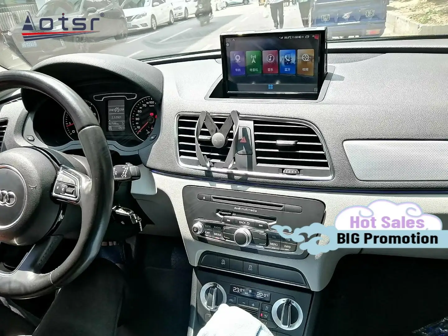 

128G Carplay Multimedia Stereo Android For Audi Q3 A1 2013 2014 2015 2016 2017 2018 GPS Navigation Video Radio Player Head Unit