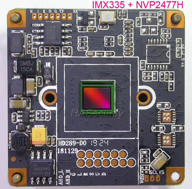 Плата платы модуля камеры видеонаблюдения STARVIS IMX335 CMOS AHD 5 МП 4 1/2 8 Мп + NVP2477