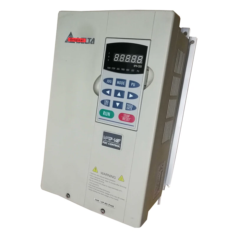

Новый оригинальный VFD055V43A-2 3ph 380V 600 Гц 5.5kw 7.5HP 13A частотно-регулируемым приводом инвертор для лазерной гравировки