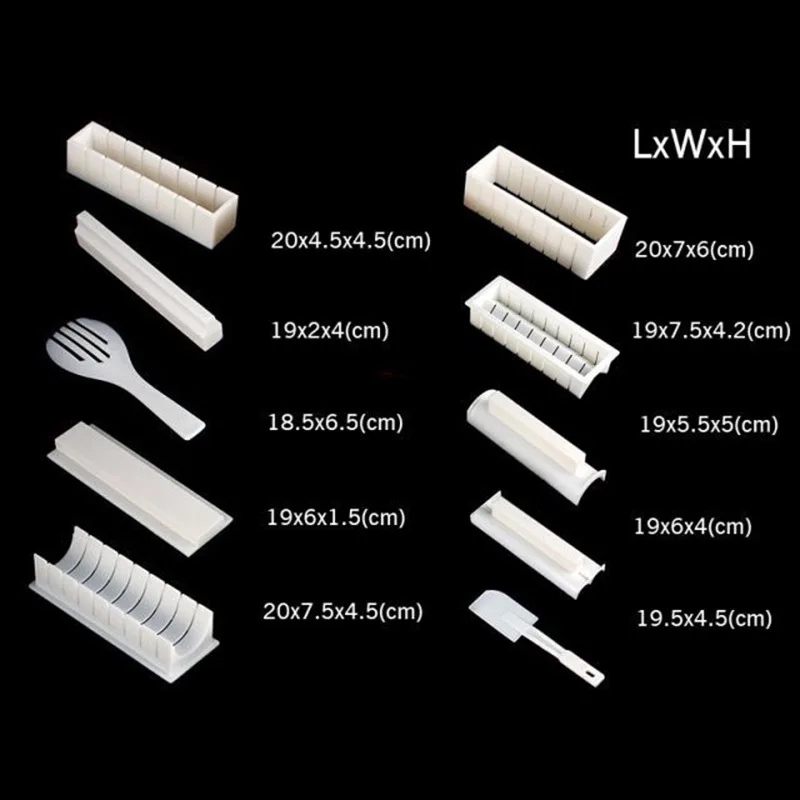 

Sushi Making Kit DIY Sushi Set for Beginners Sushi Rice Roll Mold Home Multifunctional Mould Making Sushi Tools With Chopsticks