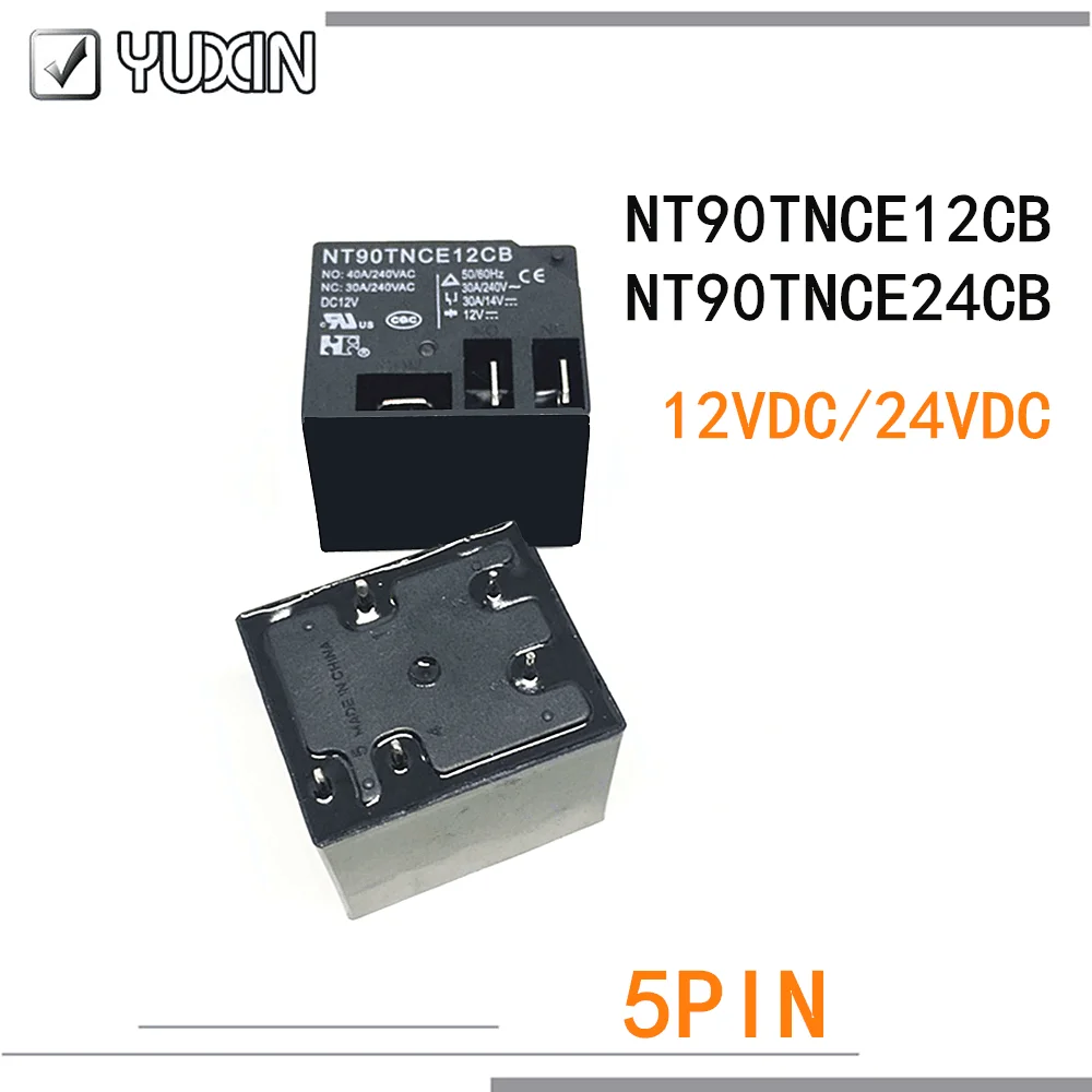 10 шт./лот 100% оригинальное и новое реле NT90TNCE12CB 12 В NT90TNCE24CB 24 NT90TNCE220CB AC220V DC12V DC24V 5PIN 40A |