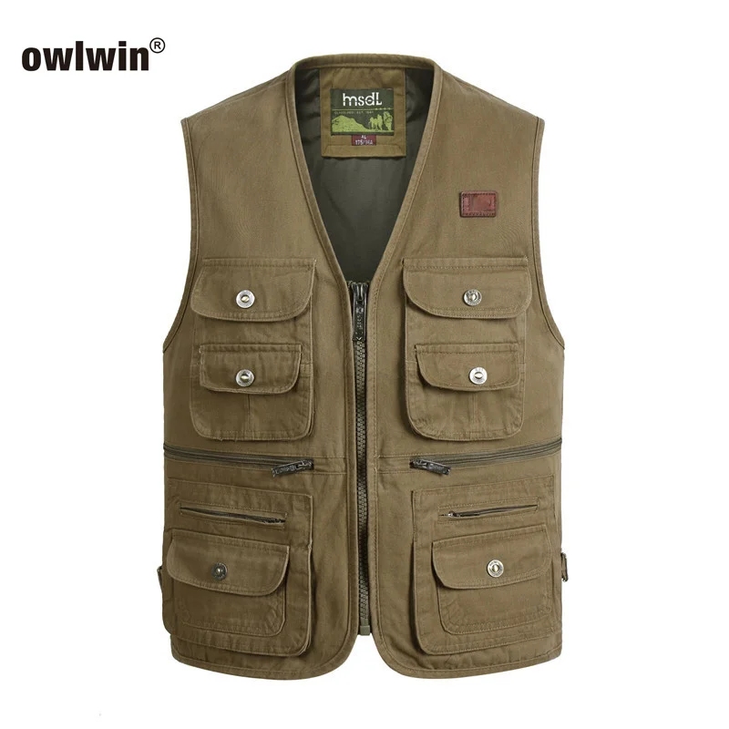 

【New store 】 2019 Fishing Jacket Mesh Vestt Multi-Pocket Mesh Windproof Sleeveless Jacket Loose Collar Fishing Clothing