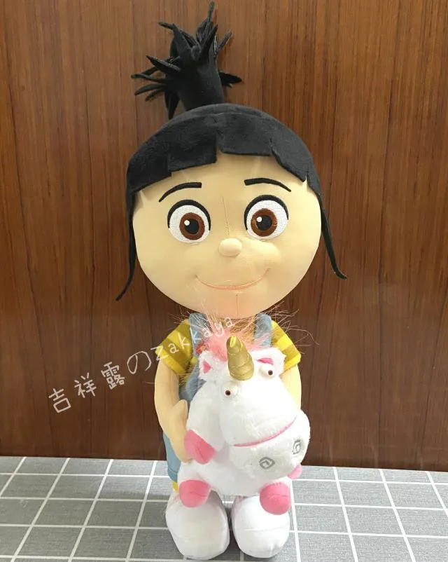 Новинка маленькая девочка Агнесс с пушистым единорогом плюшевая кукла игрушка 42