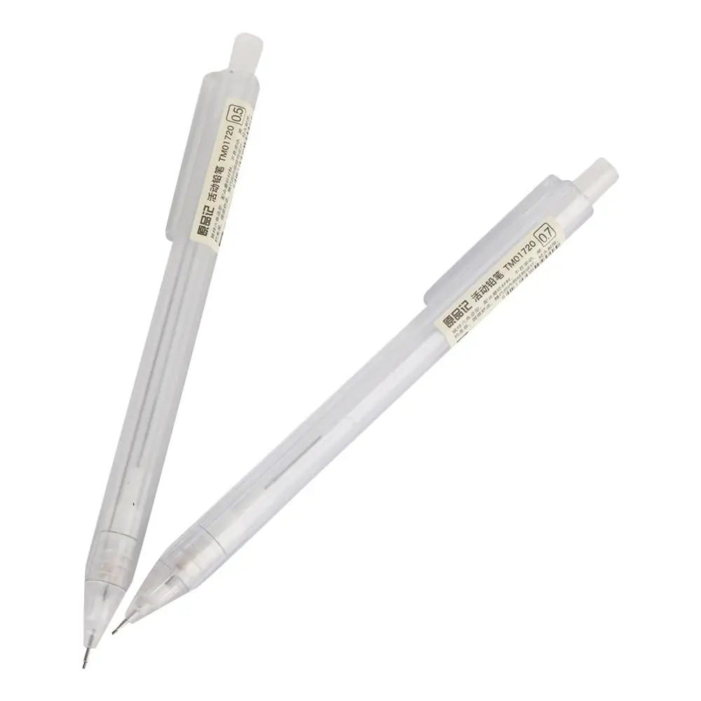 Пластиковый прозрачный механический карандаш очаровательные 0 5 мм 7 Заправка