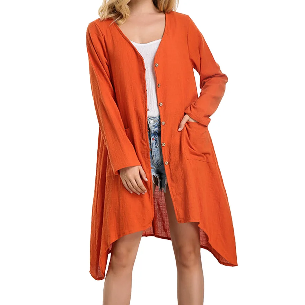 2019 модный осенний женский тонкий кардиган с длинным рукавом Свободный