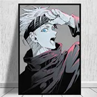 HD печатает Jujutsu кайсен Плакат стены искусства Gojo Сатору, украшение для дома, Гостиная модульная аниме Роль фотографии