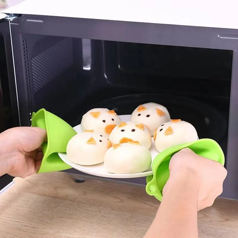 Складной зажим для чаши из нержавеющей стали держатель посуды с защитой от