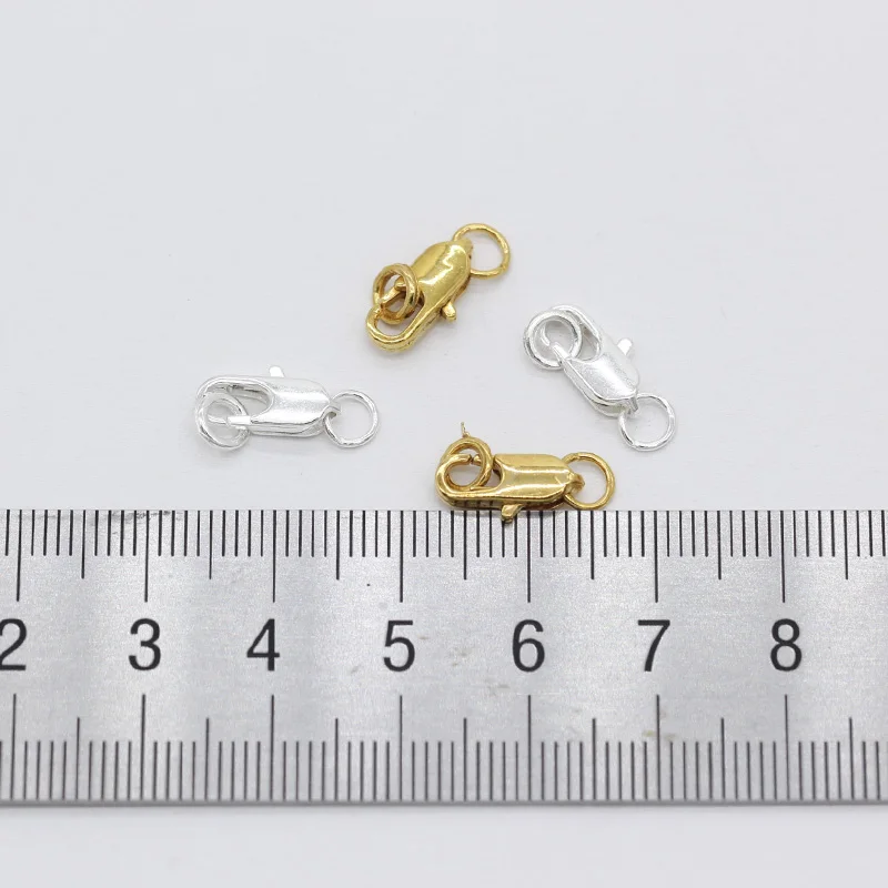 

20pcs/lot Swivel Clasp With Open Jump Ring Necklace Bracelet Lobster Clasp Hooks For DIY Jewelry Making Supplies Accessories