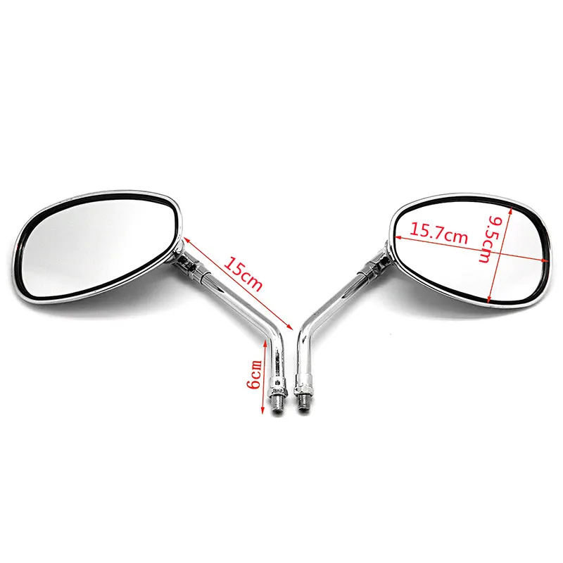 Для мотоциклетных зеркал заднего вида YAMAHA VMAX12 Vmax 1200 XJR400 XJR1200 XJR1300 XV125 XV250 SR250 SR400 Dolphin 250