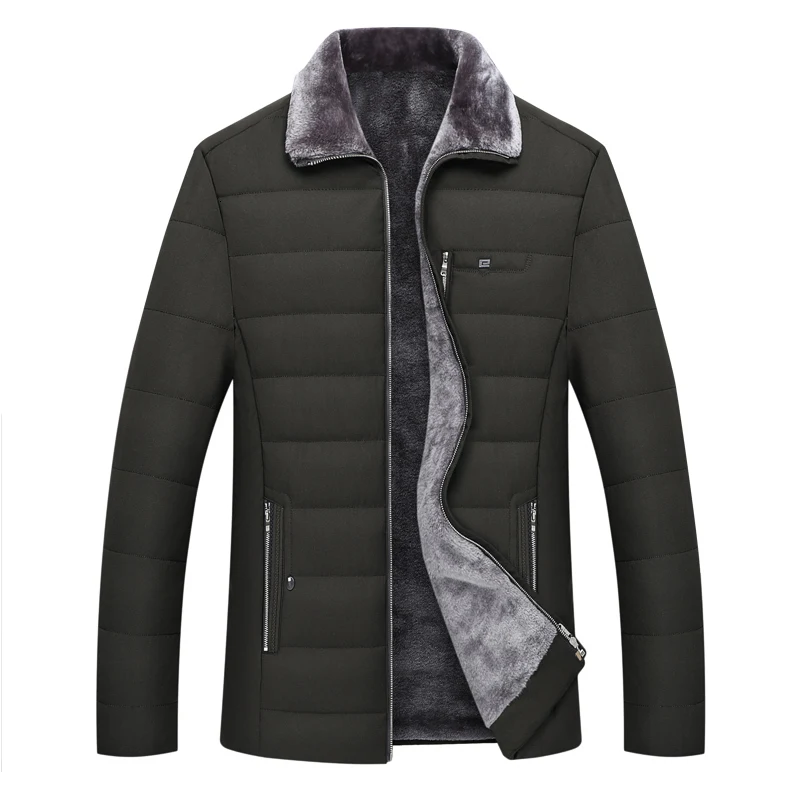 new 10XL 9XL plus size winter warm Jacket for men Loose coats casual mens thick coat male slim casual cotton padded casual warm - Цвет: 1