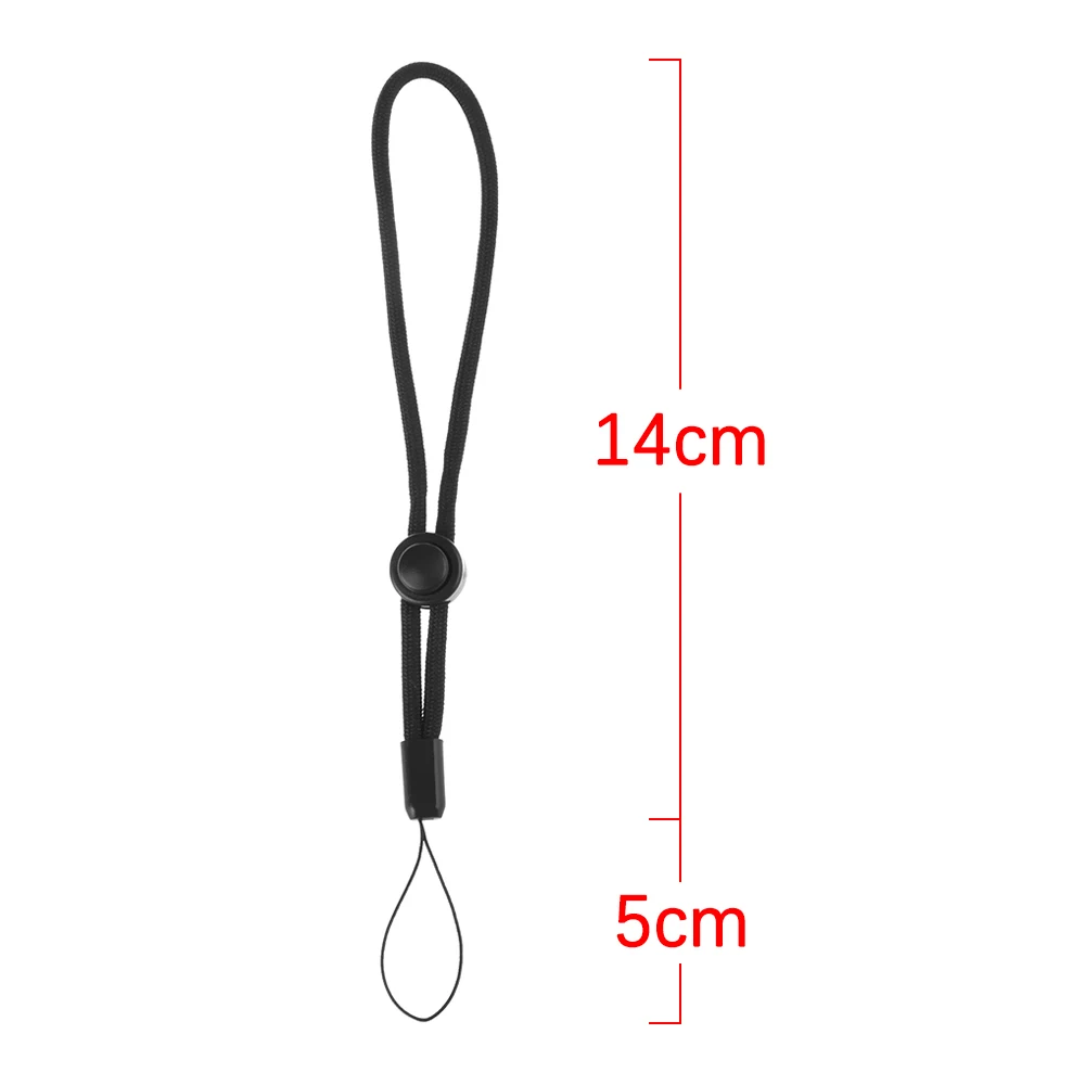 

5/10Pcs 14CM Flashlight Straps Lanyard Sling Outdoor Tools Black Paracord Ajustable Anti Lost For Torch Camera Phone Kits