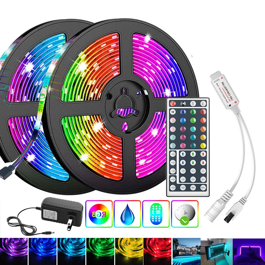 

Led Strip 12V 5M SMD 5050 2835 Infrared Led Night Light Flexible Ribbon RGB Tape String Lights Backlight Lighting for Room Decor