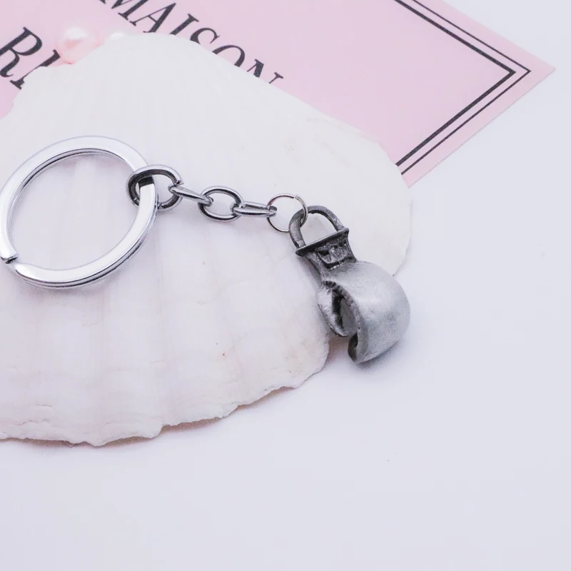 Трендовый винтажный брелок для ключей в стиле панк боксерские перчатки