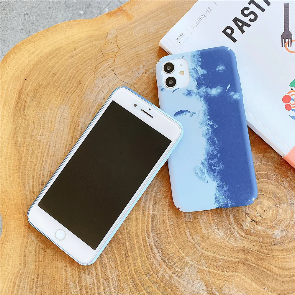 Жесткий пластиковый тонкий чехол для HUAWEI P40 MATE 30 PRO NOVA 5I 6 SE HONOR 7C 8A милые чехлы на