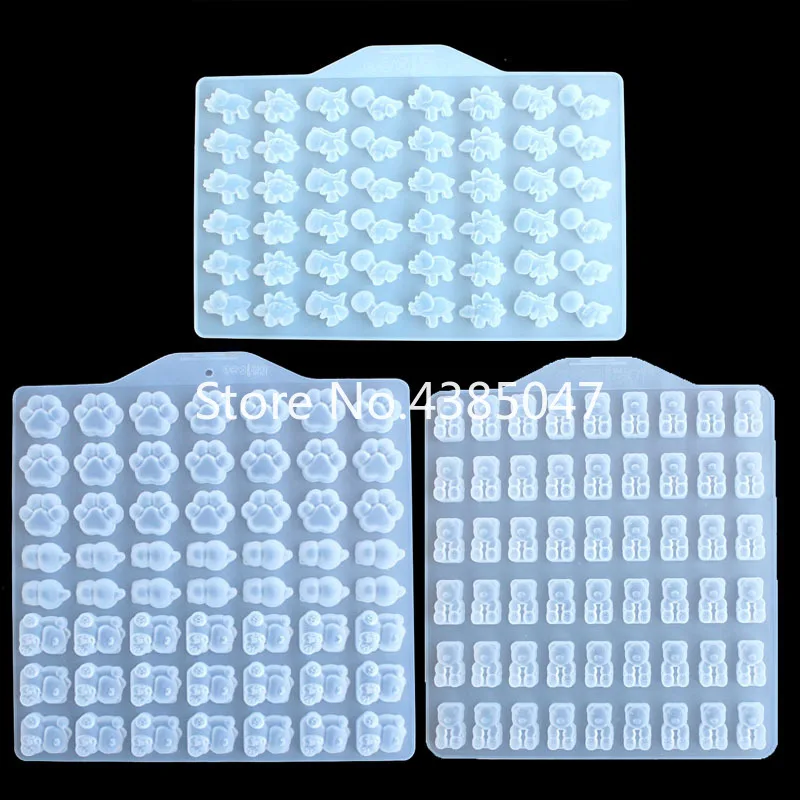 Силиконовые Ювелирные Украшения сделай сам в виде медведя из УФ смолы формы для