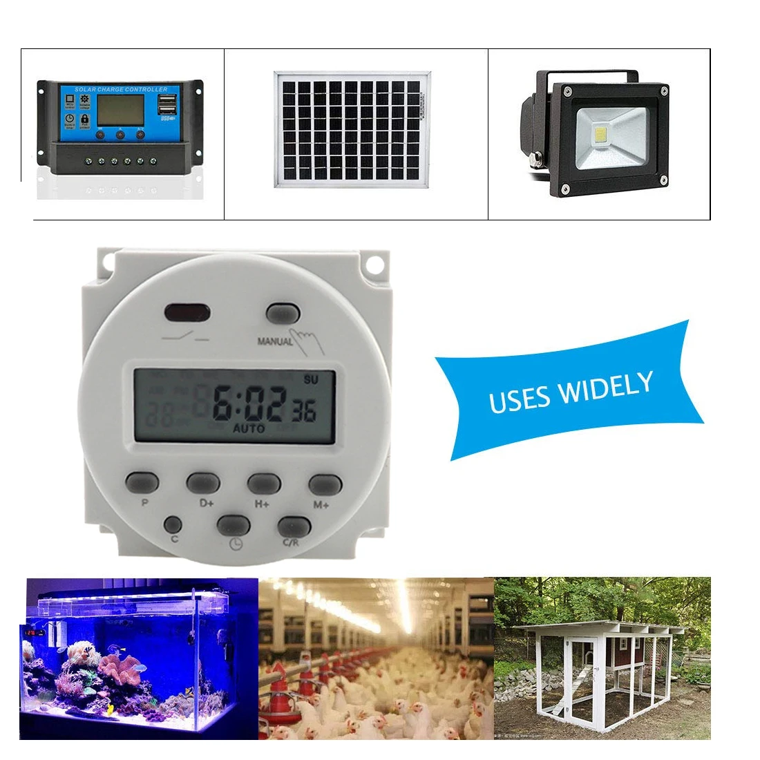 12V 24V 110V 220V цифровой таймер 7 дней в неделю программируемый реле времени