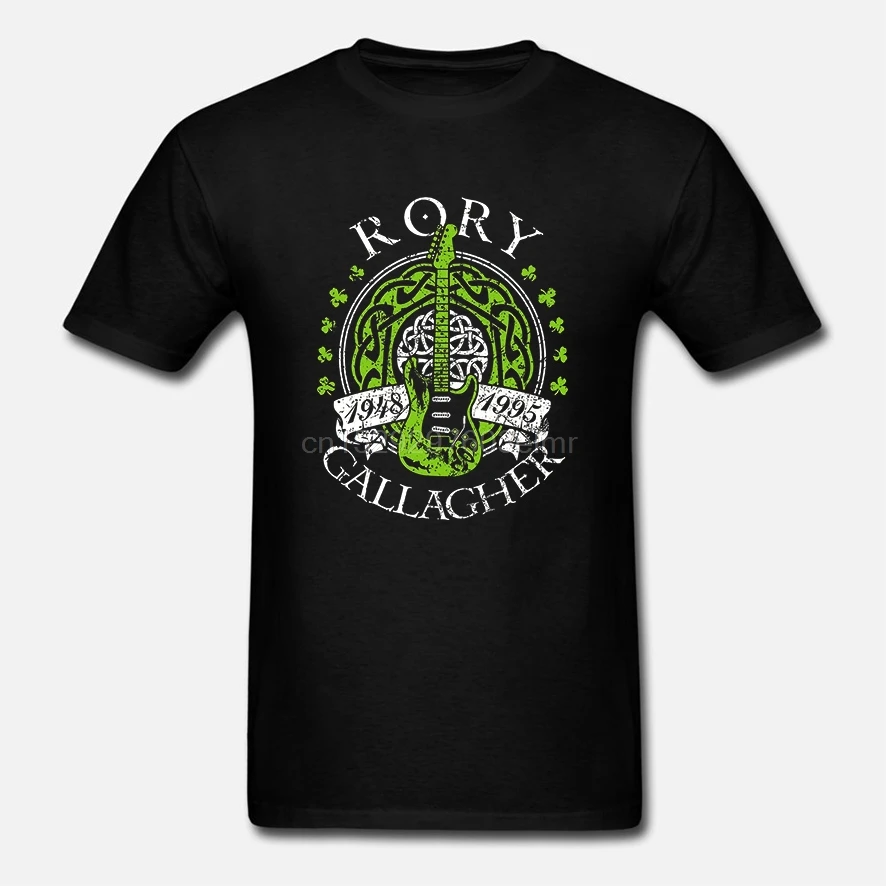 

LEQEMAO Brand Men& O-Neck Graphic Short Sleeve Rory Gallagher T Shirts