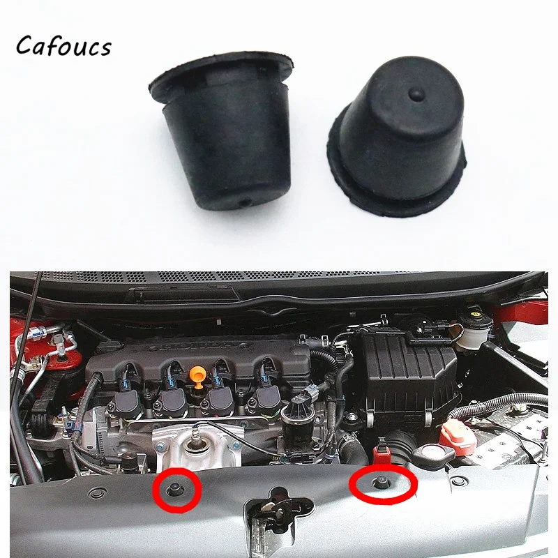 Резиновая прокладка капота двигателя Cafoucs для HONDA CIVIC 2006 2015 CITY 2009 2014 ACCORD CRV 2007 2011 74175