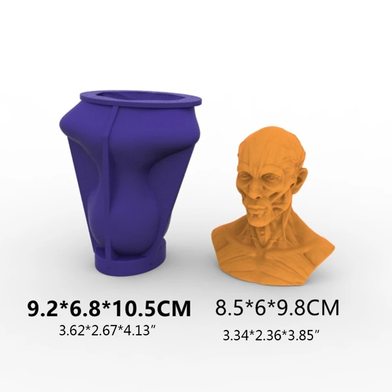 

Muscle Man Epoxy Resin Mold Home Decoration Ornaments Silicone Mould DIY Crafts Plaster Candle Casting Tools