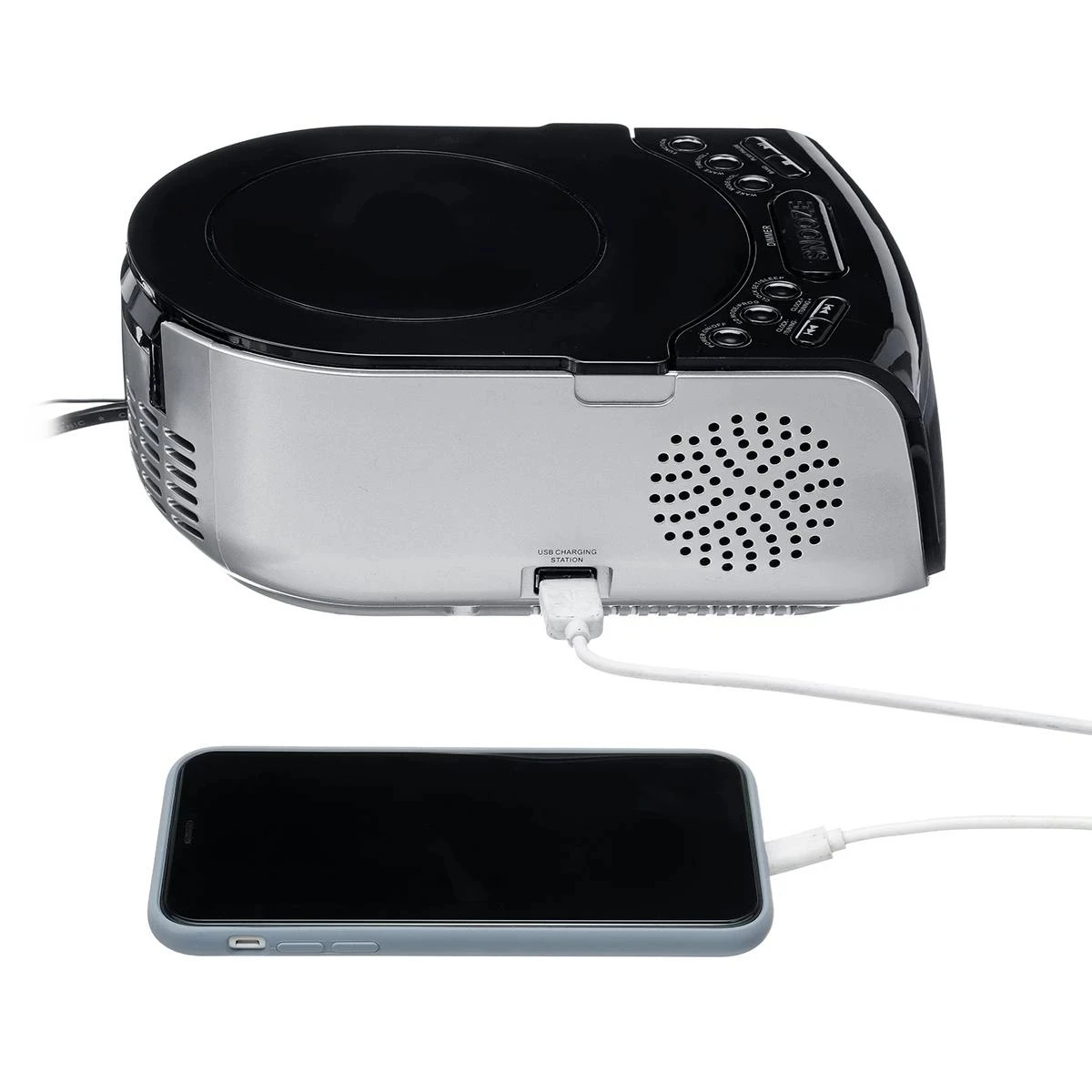 CD плеер Портативный домашний аудио магнитофон с пультом дистанционного