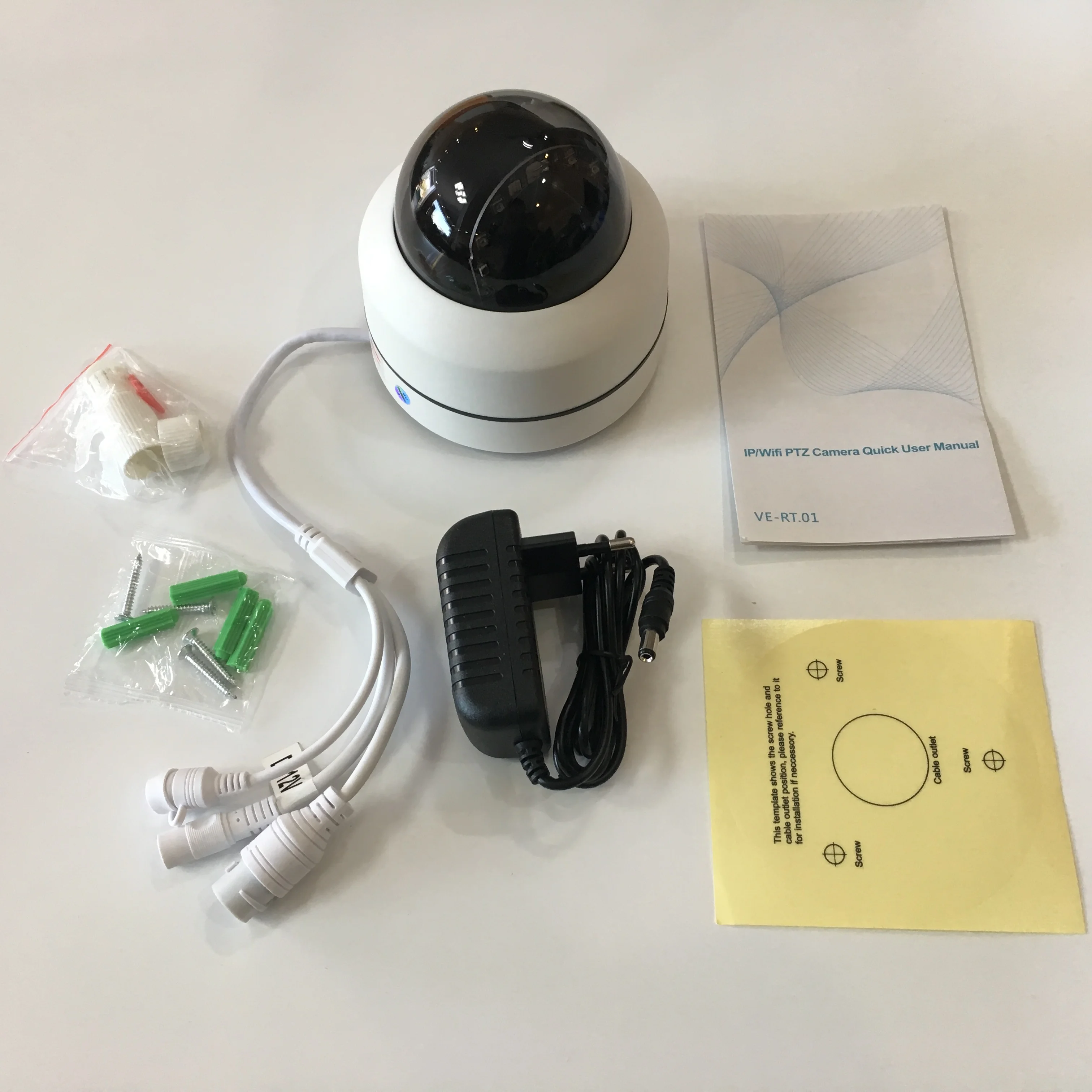 Wi Fi Беспроводной автоматическое слежение за мини Купол PTZ Камера HD H.265 IP 4X