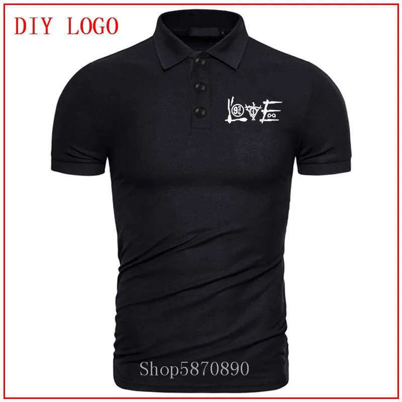 Мужская футболка поло с коротким рукавом изображением Гарри любви в стиле