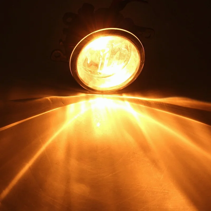 

2PCS Hot Sale 12V 2* Drive Side Fog Light Lamp + H11 Bulbs 55w Right & Left Side Car Accessories Auto Headlight Lamps Fog Light