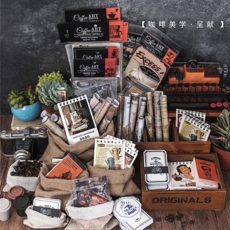 30 шт./упаковка прозрапосылка наклейки в виде кофейных растений|Наклейки| |