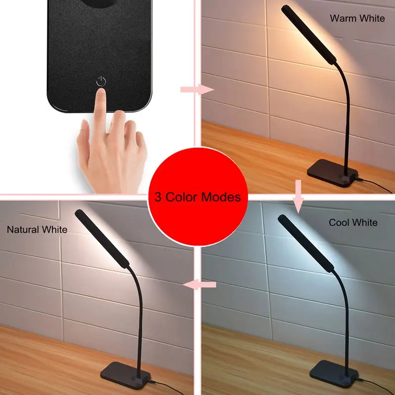 СВЕТОДИОДНЫЙ Гибкий Настольный светильник для защиты глаз с длительным сроком