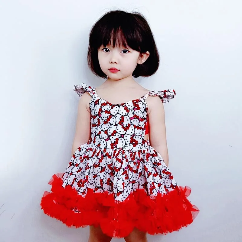Детское платье Новинка 2019 года Лидер продаж милое хлопковое рождественское