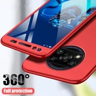 Чехол с полным покрытием 360 градусов для телефона Xiaomi Redmi Note 10 9 9S 8T 8 7 Pro 7A 8A 9A 9AT 9C Poco X3 NFC M3 9T 10T Lite Pro, защитное стекло