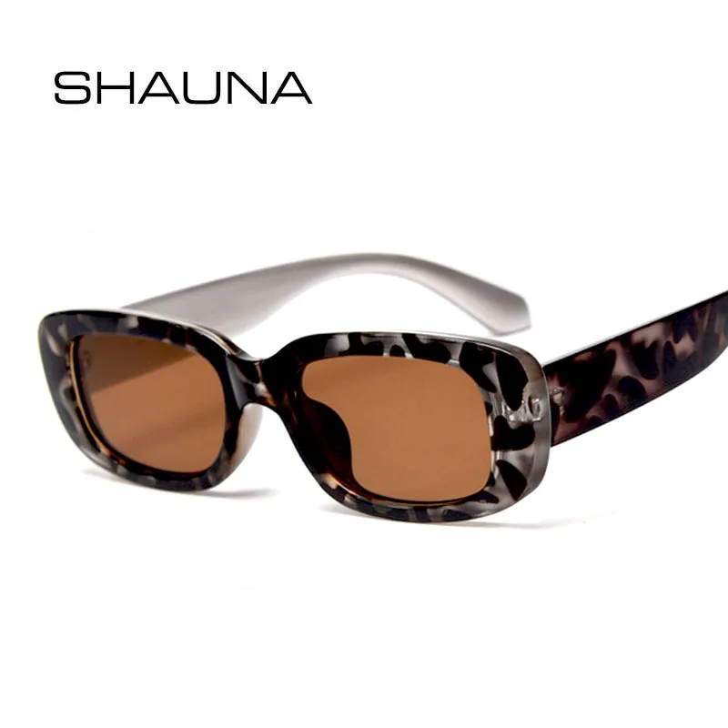 

SHAUNA Fashion Small Rectangle Sunglasses Ins Popular Shades UV400