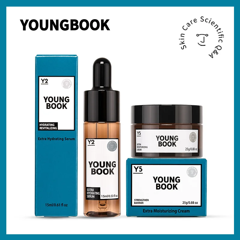 

YOUNGBOOK Face Cream Serum Facial Skincare Sets Hyaluronic acid Deep moisturizing Hydrating Soothing kits