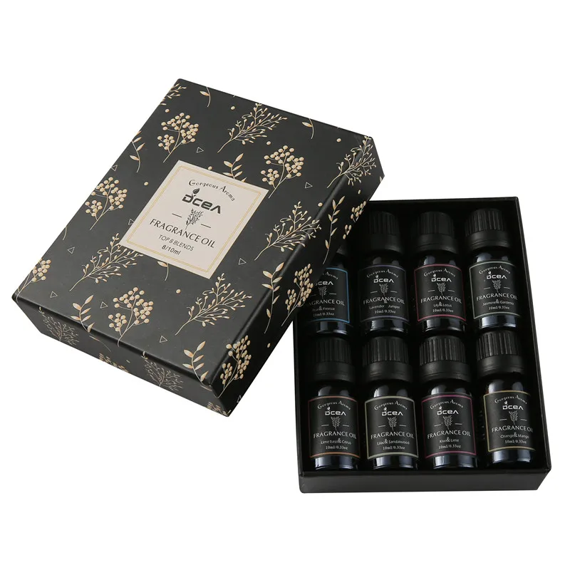 

10ml * 8 sets of aromatherapy essential oil, 8 kinds of complex essential oil, humidifier essential oil