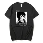 Новая летняя футболка в японском стиле для мужчин и женщин, футболки для влюбленных пар в стиле хип-хоп с принтом аниме отбеливатель, футболка большого размера в стиле Харадзюку