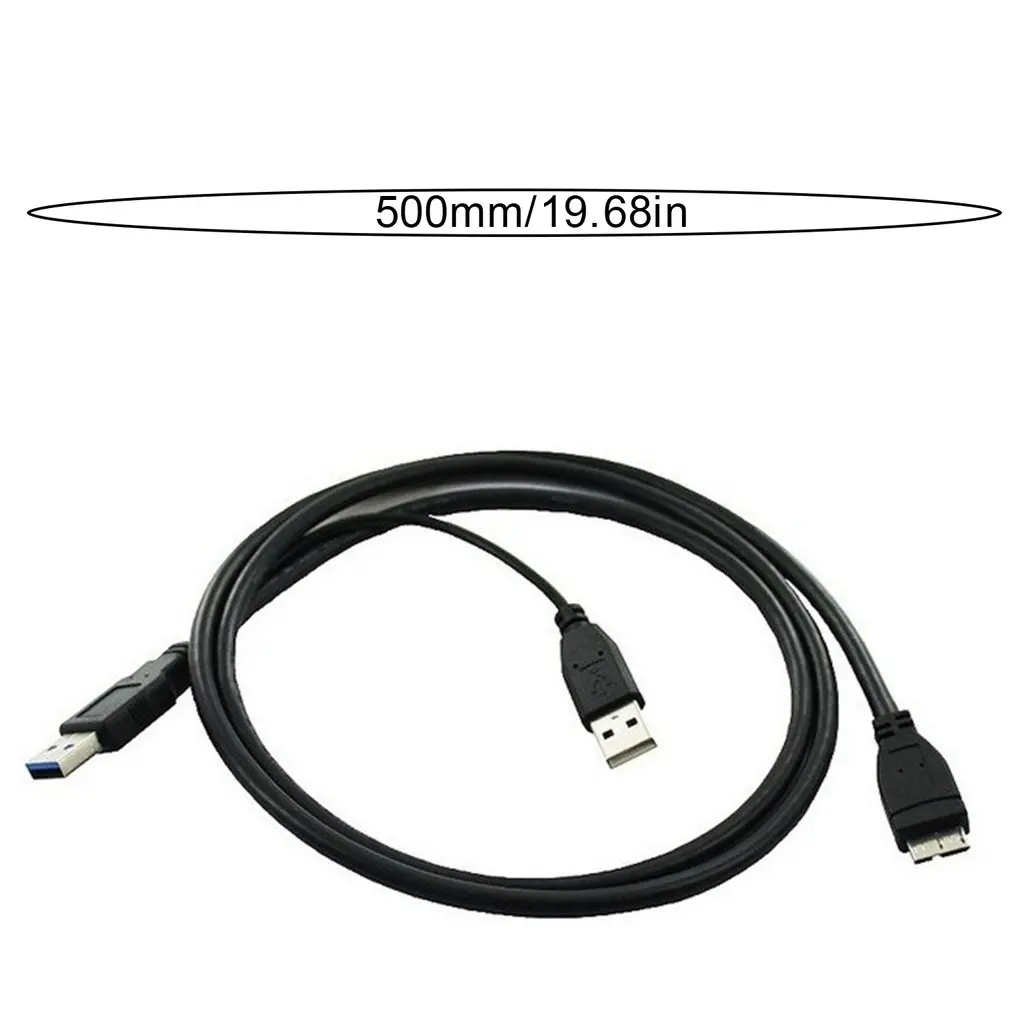 

USB3.0 Mobile Hard Disk Data Cable Connection Cable Dual-head USB To Micro-b With Auxiliary Power Supply