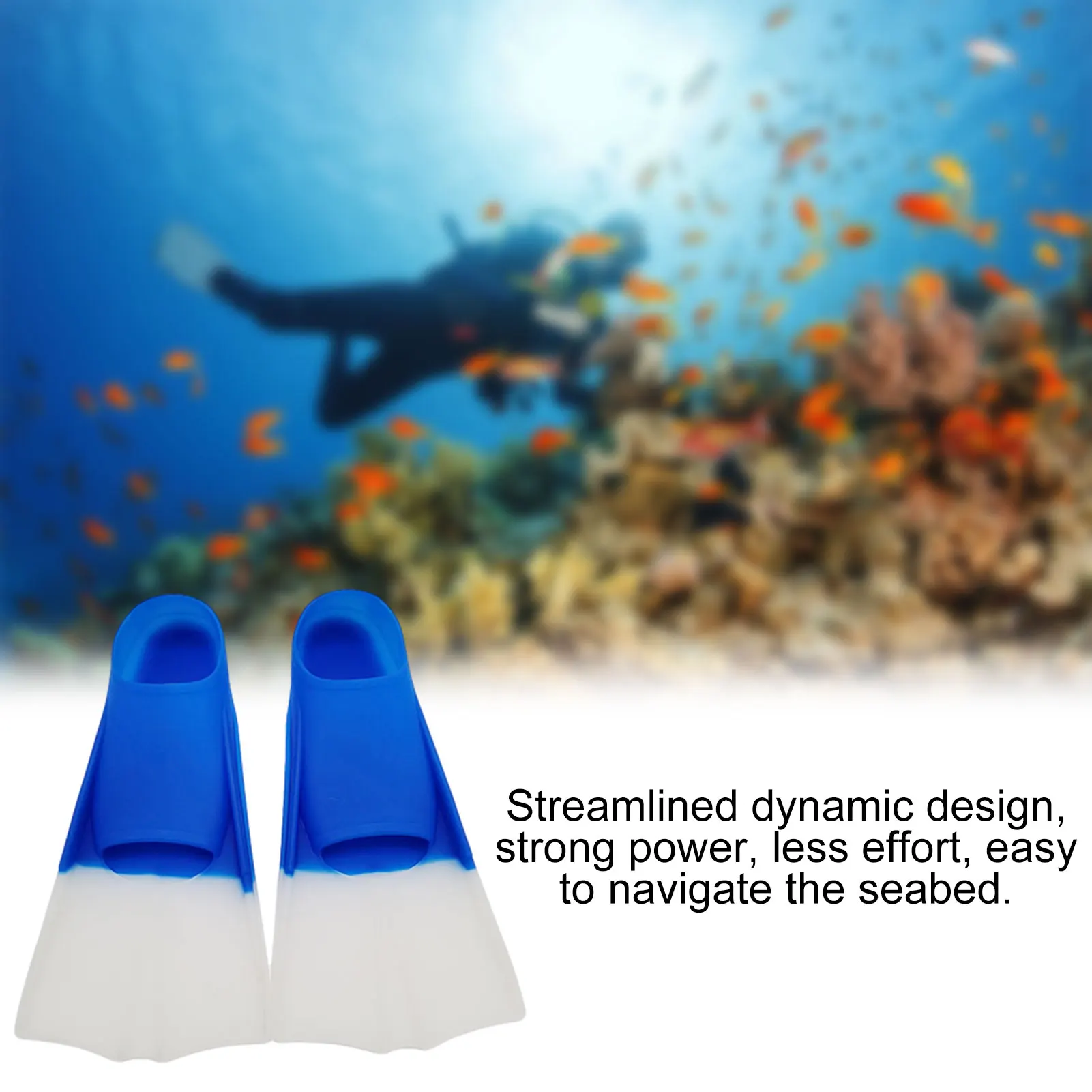 

Swimming Fippers Comfortable Silicone Floating Flippers for Snorkeling
