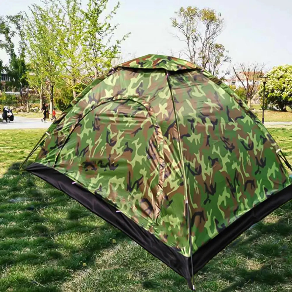 Double Single Layer Camouflage Tent Camping Sunshade Canopy Outdoor  Supplies палатка туристическая палатка naturehike Tents