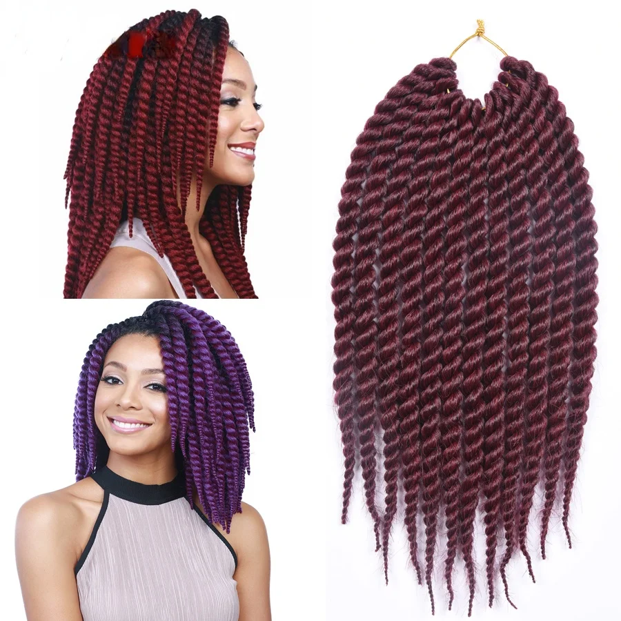

Ymh Senegal Twist Crochet Braids Hair Extensions Dreadlocks Wig 12 "/12S