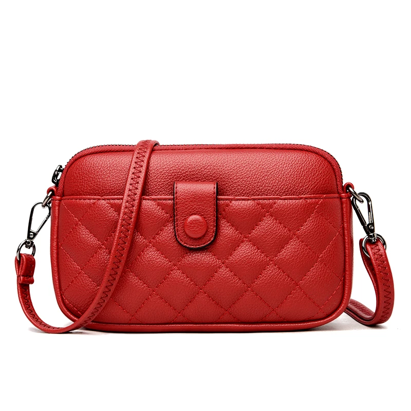 

Small Crossbody Bags for Women Leather Handbags High Quality Luxury Diamond Lattice Shoulder Bag and Purse Female Clutch Sac New